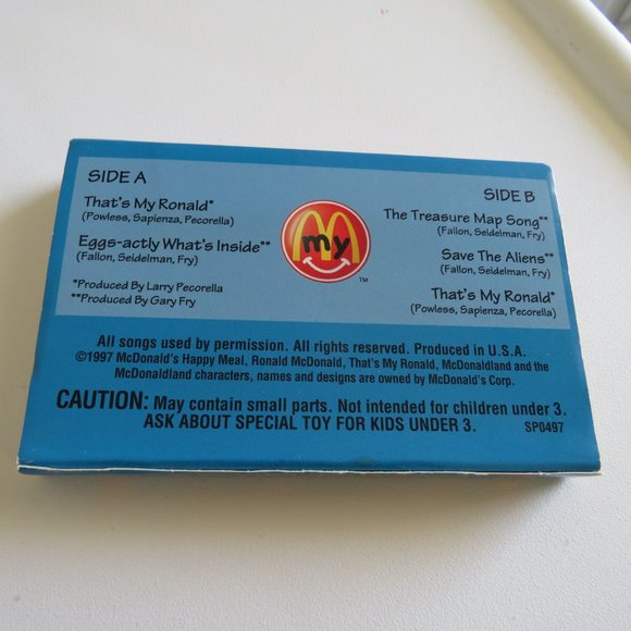 THAT'S MY RONALD Ronald McDonald Cassette Tape & USB Flash Drive with MP3 Files - Picture 2 of 3